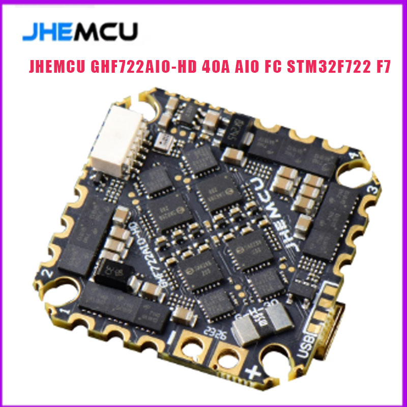 JHEMCU GHF722AIO-HD 40A AIO FC - Betaflight Fc F7 incelemesi ve fiyatı
