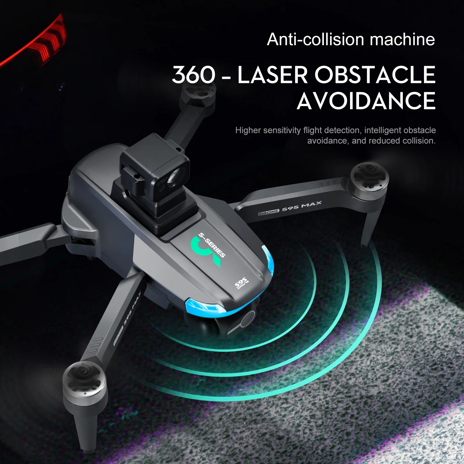 YENI S9S MAX MINI Drone 4K 2 E - Drone Racing Camera incelemesi ve fiyatı
