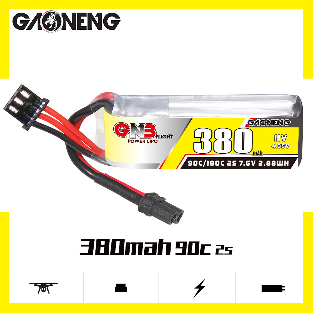 GNB 2S 7.6V 380mAh 90C/180C Li - Drone Racing Battery incelemesi ve fiyatı