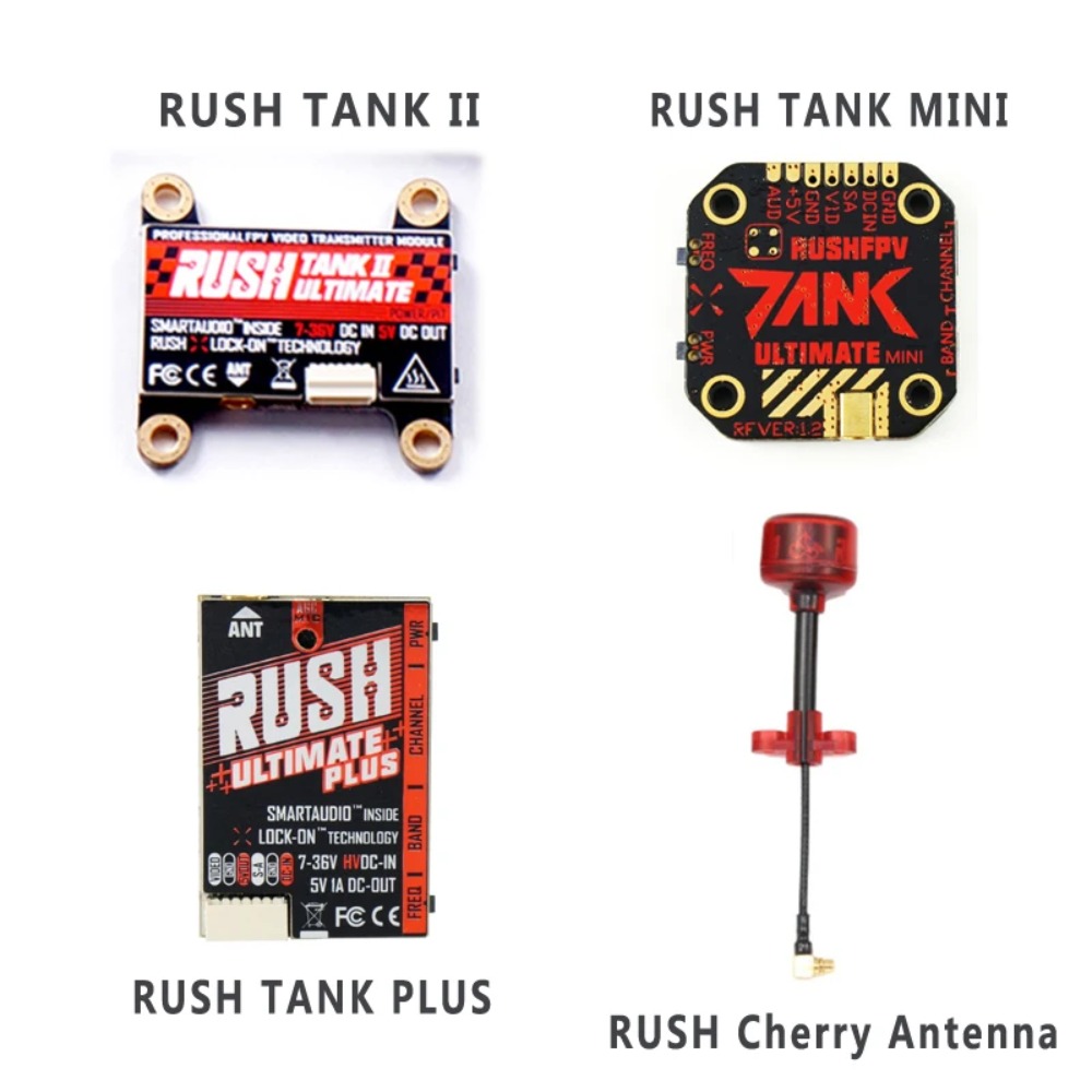 RUSH TANK Ultimate II/Mini/PLU - Drone Racing Transmitter incelemesi ve fiyatı