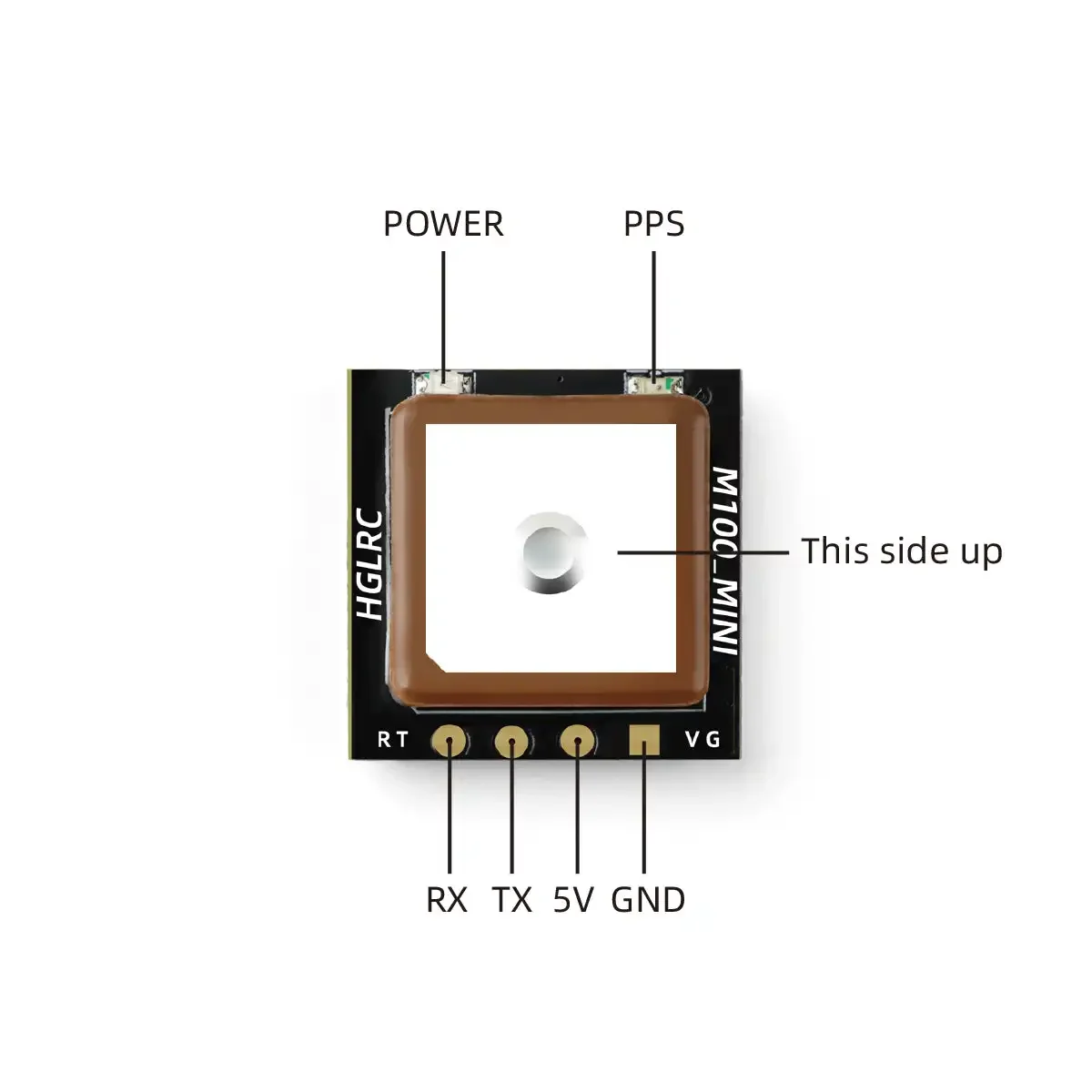 HGLRC M100 Mini GPS Modülü M10 - Drone Racing Antenna incelemesi ve fiyatı
