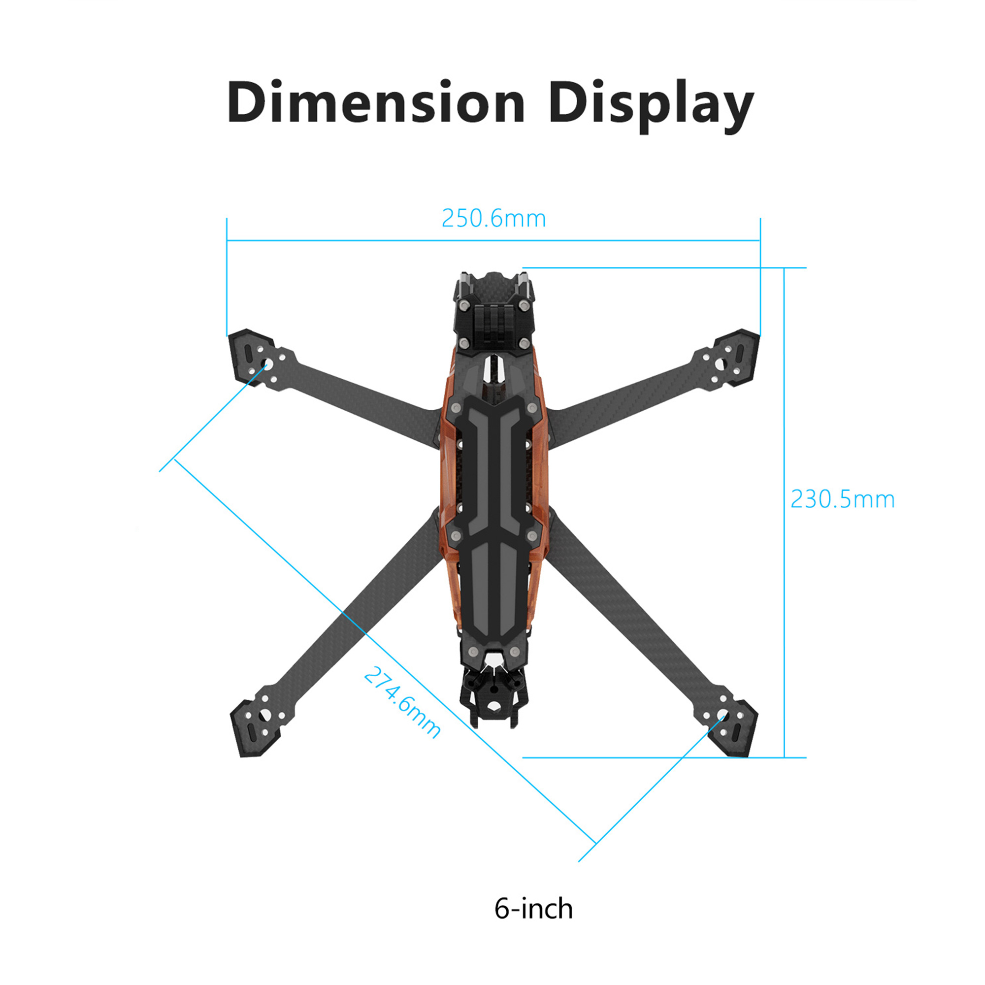 GEPRC GEP-Vapor-D5 D6 O4 Pro K - Drone Racing Frame incelemesi ve fiyatı