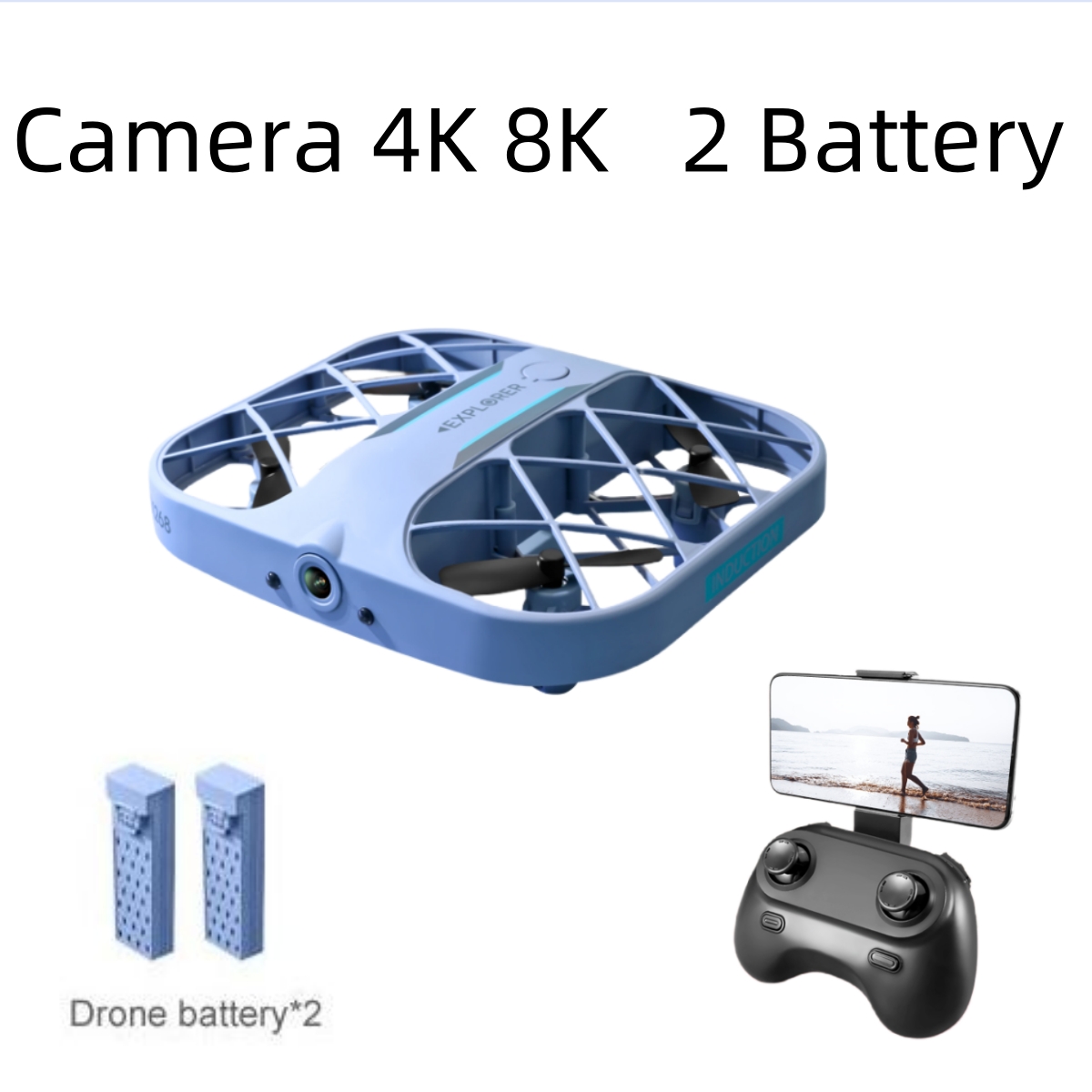 JJRC H107 FPV RC Drone, 2 Bata - Drone Racing Camera incelemesi ve fiyatı