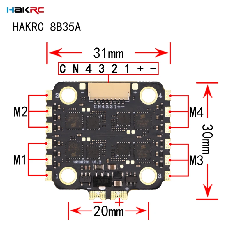 HAKRC F7220 V2 F7 Mini Uçuş Ko - Drone Racing Flight Controller incelemesi ve fiyatı